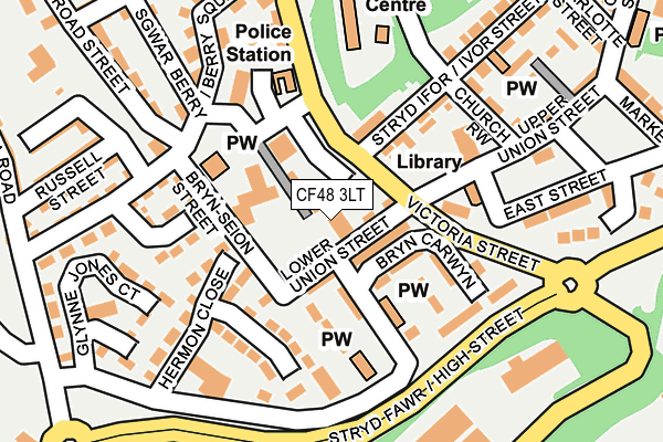 CF48 3LT map - OS OpenMap – Local (Ordnance Survey)