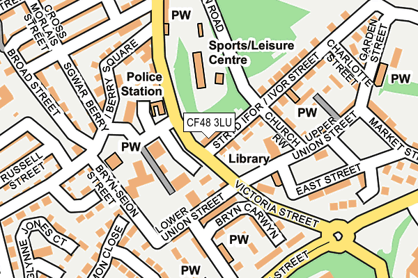 CF48 3LU map - OS OpenMap – Local (Ordnance Survey)