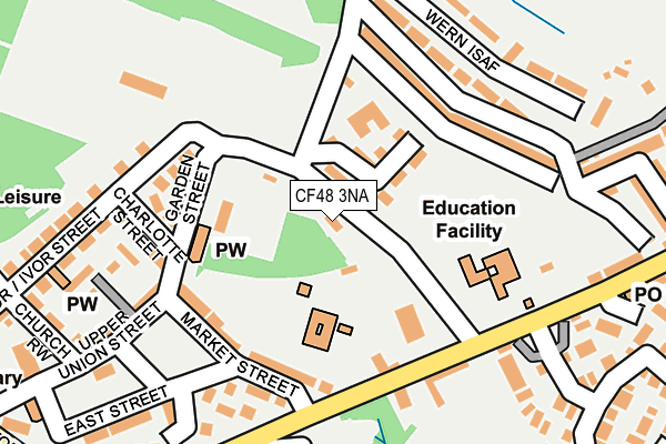 CF48 3NA map - OS OpenMap – Local (Ordnance Survey)