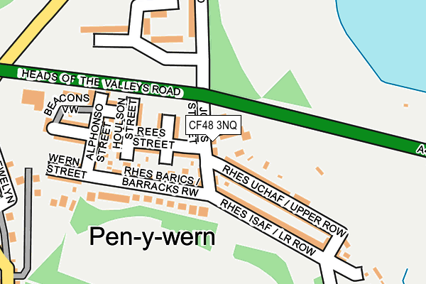 CF48 3NQ map - OS OpenMap – Local (Ordnance Survey)