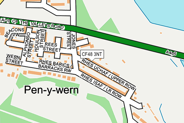 CF48 3NT map - OS OpenMap – Local (Ordnance Survey)