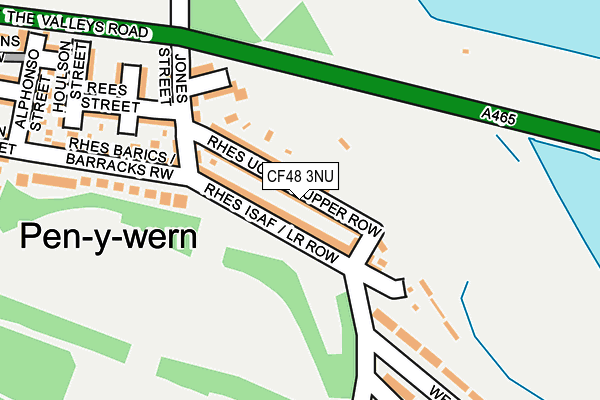 CF48 3NU map - OS OpenMap – Local (Ordnance Survey)