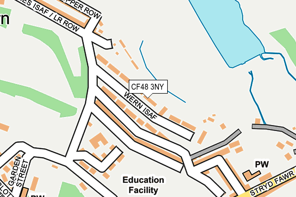 CF48 3NY map - OS OpenMap – Local (Ordnance Survey)