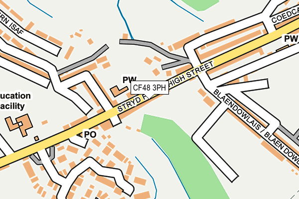 CF48 3PH map - OS OpenMap – Local (Ordnance Survey)