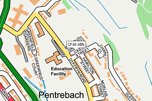 CF48 4BN map - OS OpenMap – Local (Ordnance Survey)