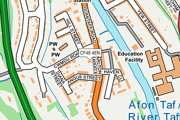 CF48 4EN map - OS OpenMap – Local (Ordnance Survey)