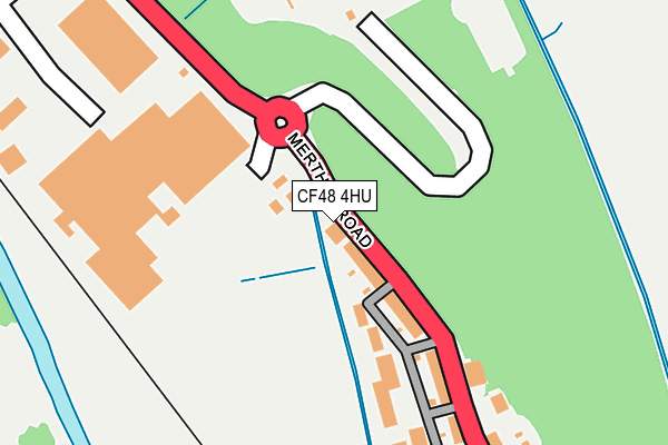 CF48 4HU map - OS OpenMap – Local (Ordnance Survey)