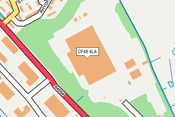 CF48 4LA map - OS OpenMap – Local (Ordnance Survey)