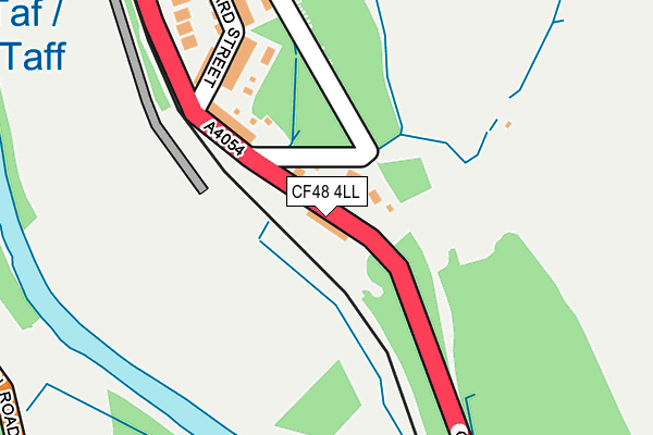 CF48 4LL map - OS OpenMap – Local (Ordnance Survey)