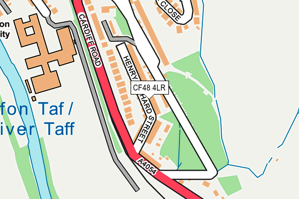 CF48 4LR map - OS OpenMap – Local (Ordnance Survey)