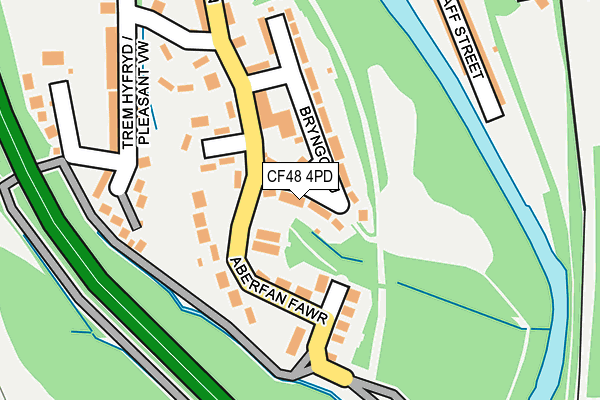 CF48 4PD map - OS OpenMap – Local (Ordnance Survey)