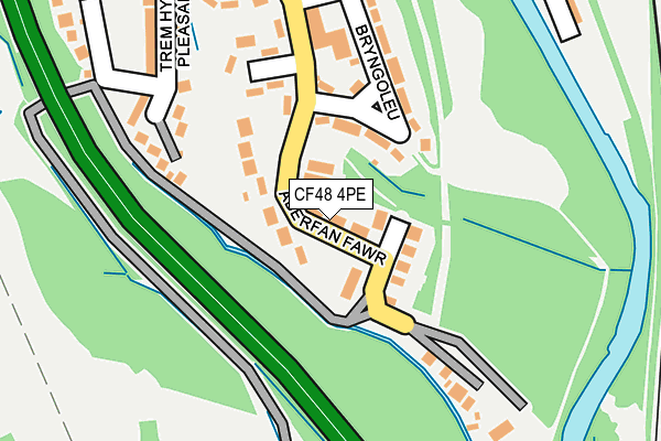 CF48 4PE map - OS OpenMap – Local (Ordnance Survey)