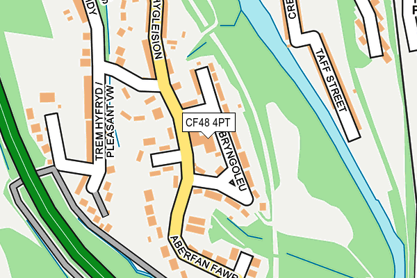 CF48 4PT map - OS OpenMap – Local (Ordnance Survey)