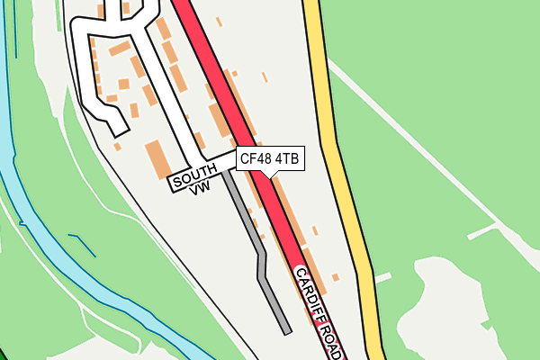 CF48 4TB map - OS OpenMap – Local (Ordnance Survey)