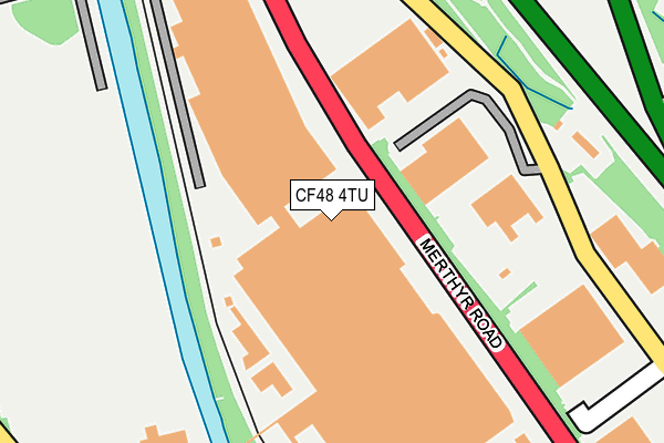 CF48 4TU map - OS OpenMap – Local (Ordnance Survey)