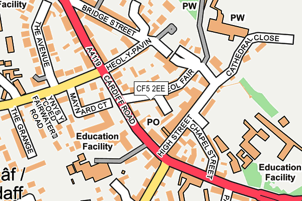 CF5 2EE maps, stats, and open data