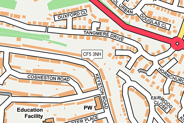 Map of DAMC ENGINEERING LTD at local scale