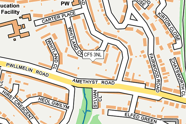 CF5 3NL map - OS OpenMap – Local (Ordnance Survey)
