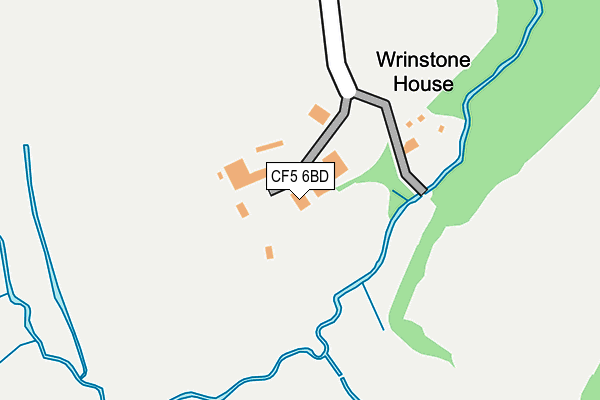CF5 6BD map - OS OpenMap – Local (Ordnance Survey)