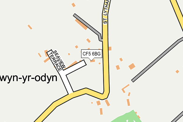 CF5 6BG map - OS OpenMap – Local (Ordnance Survey)