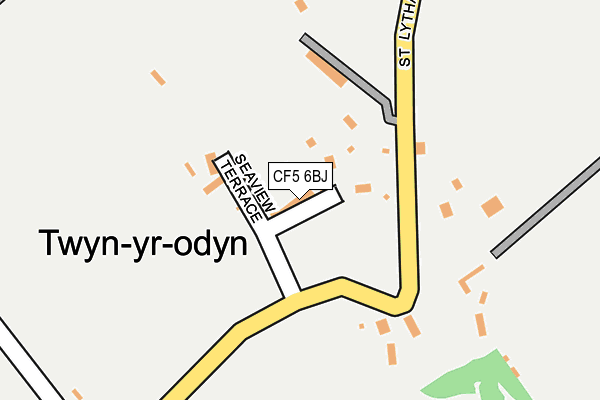 CF5 6BJ map - OS OpenMap – Local (Ordnance Survey)