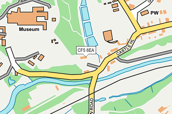 CF5 6EA map - OS OpenMap – Local (Ordnance Survey)