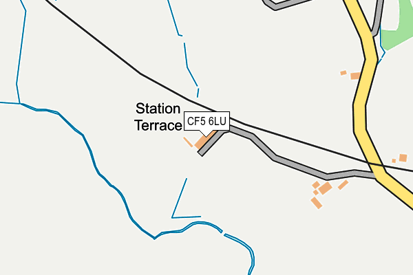 CF5 6LU map - OS OpenMap – Local (Ordnance Survey)