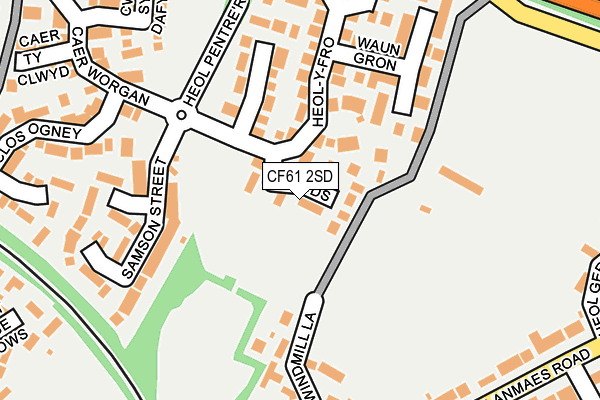 Map of S E BROWN LTD at local scale