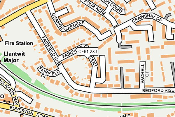 Map of EGLWYS HOUSING LTD at local scale