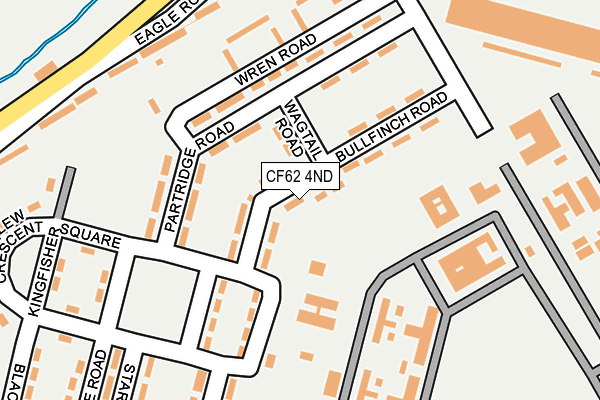 CF62 4ND map - OS OpenMap – Local (Ordnance Survey)