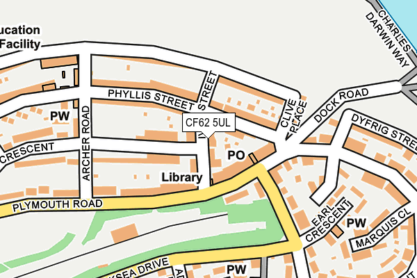 Map of IVOR STREET STORES LTD at local scale