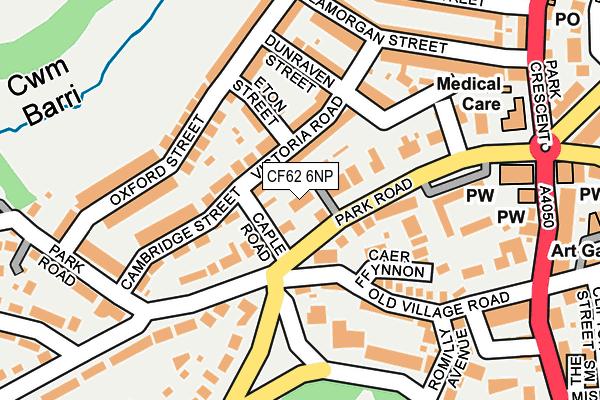 CF62 6NP map - OS OpenMap – Local (Ordnance Survey)