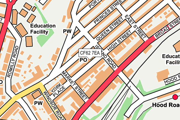 Map of MISS HOLMES LTD at local scale