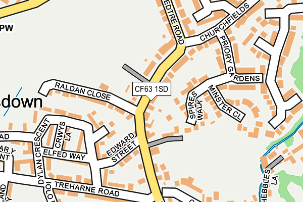 Map of V P SKIP HIRE LIMITED at local scale