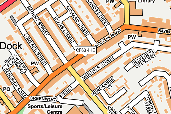 Map of BODYWISE BEAUTY SALON LTD at local scale