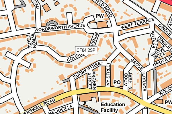 CF64 2SP map - OS OpenMap – Local (Ordnance Survey)