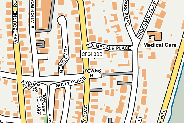 Map of NICHOLAS CARLTON CONSULTING LIMITED at local scale