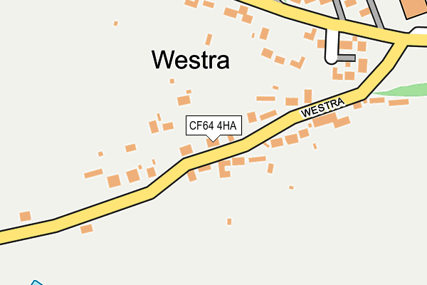 Map of LITTLE GREEN WESTRA LIMITED at local scale