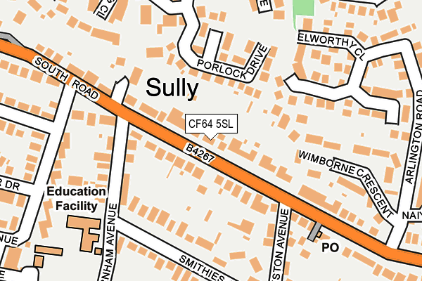 Map of SULLY MARINE CENTRE LIMITED at local scale