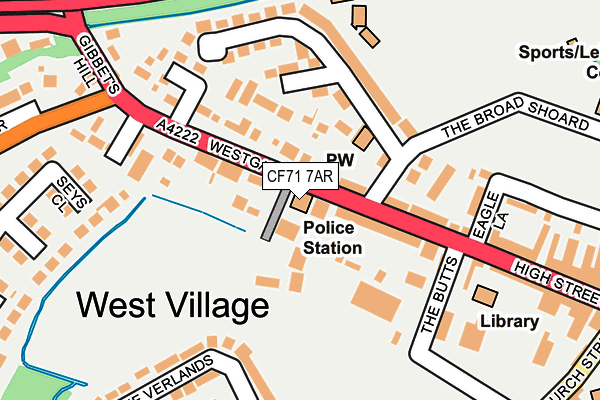 Map of BRIDGEVALE PROPERTIES LIMITED at local scale