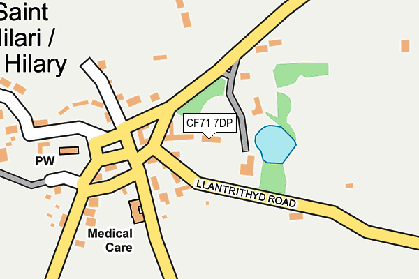 CF71 7DP map - OS OpenMap – Local (Ordnance Survey)