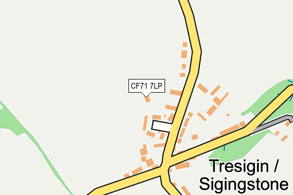 CF71 7LP map - OS OpenMap – Local (Ordnance Survey)