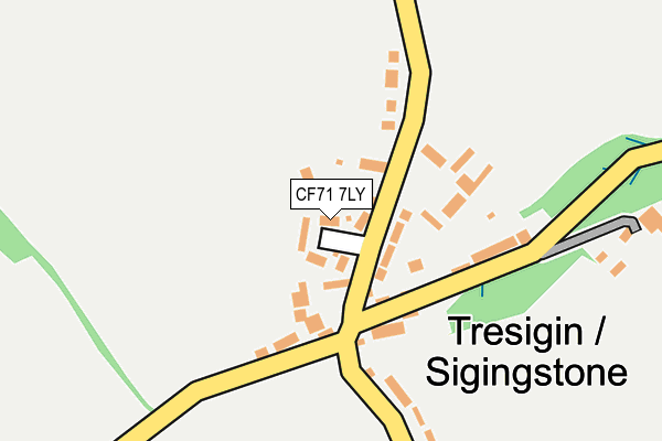 CF71 7LY map - OS OpenMap – Local (Ordnance Survey)