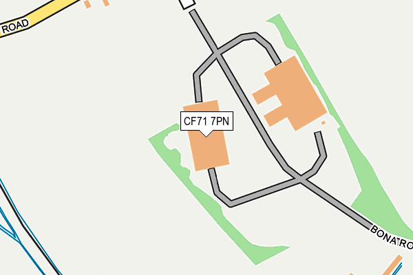 CF71 7PN map - OS OpenMap – Local (Ordnance Survey)