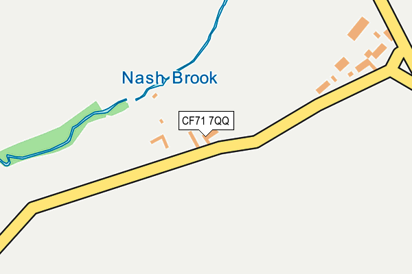 CF71 7QQ map - OS OpenMap – Local (Ordnance Survey)