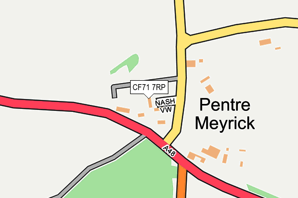 CF71 7RP map - OS OpenMap – Local (Ordnance Survey)