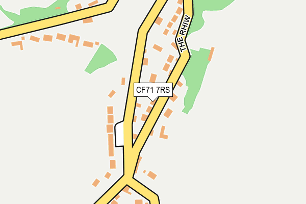 CF71 7RS map - OS OpenMap – Local (Ordnance Survey)