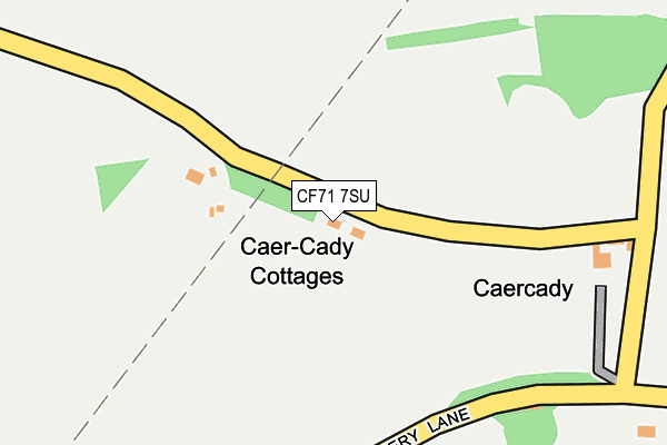 CF71 7SU map - OS OpenMap – Local (Ordnance Survey)