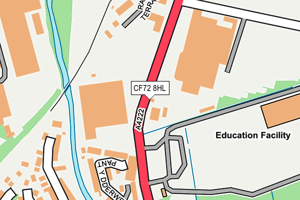 CF72 8HL map - OS OpenMap – Local (Ordnance Survey)