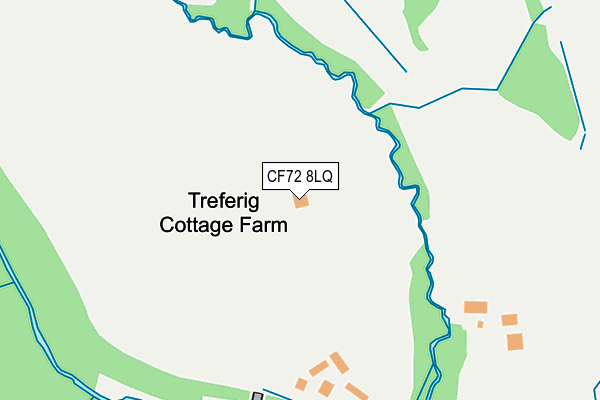 CF72 8LQ map - OS OpenMap – Local (Ordnance Survey)
